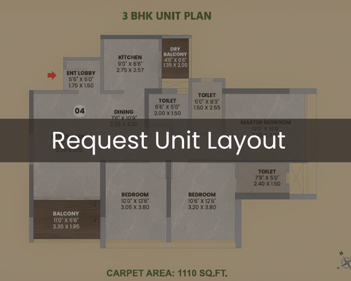 Venkatesh Skydove modern unit plan